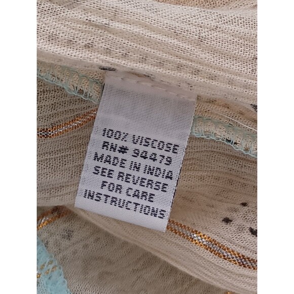 Anthropologie Me 2 Magic Dress XL Boho Fringe Tassel Tie Fairy Festival Resort - Picture 9 of 11